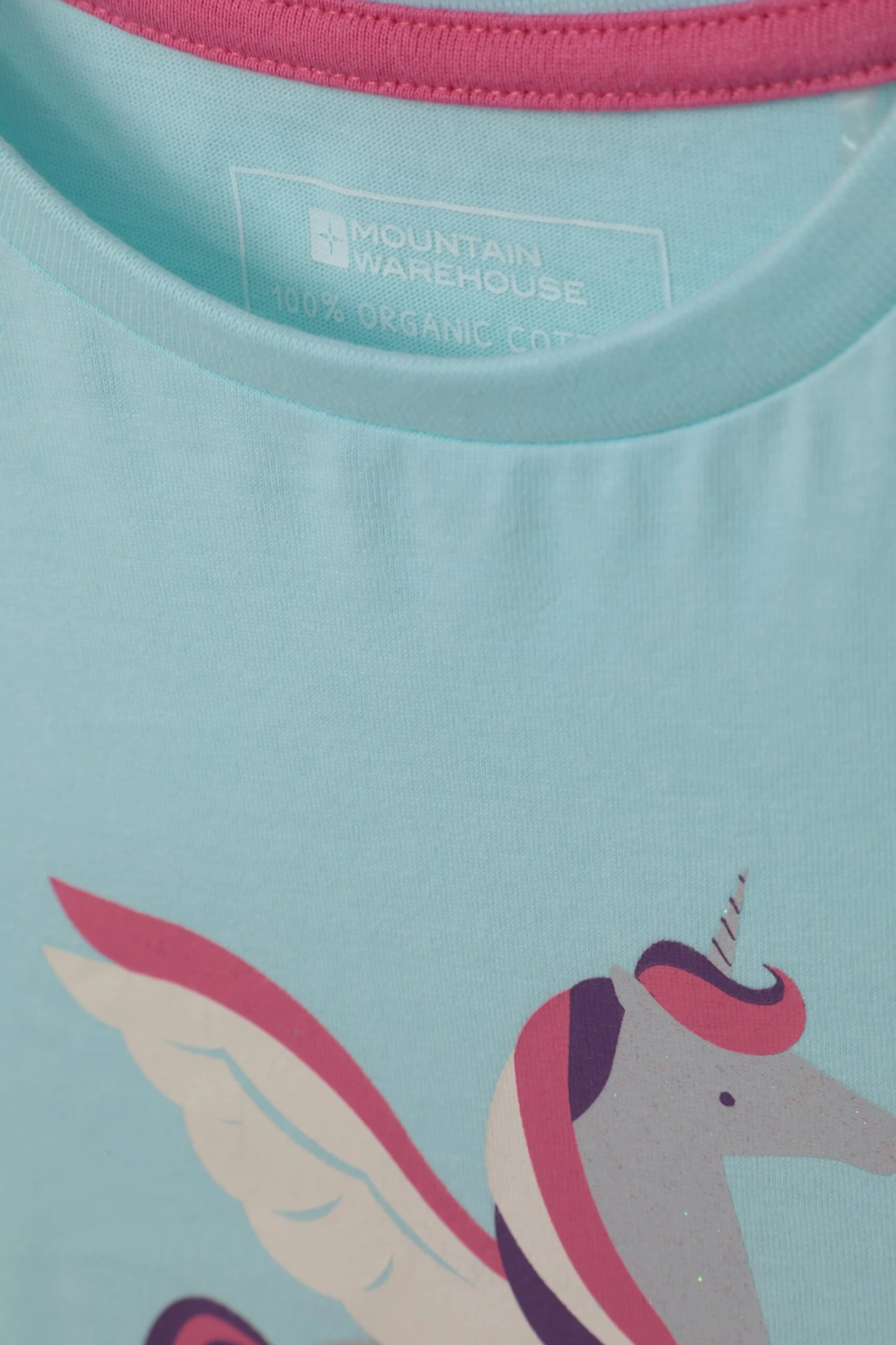 Mountain Warehouse Kids Organic Glitter Unicorn Tee 7 Mountain Warehouse Kids Organic Glitter Unicorn Tee - Image 5