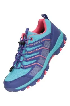 Mountain Warehouse Bolt Kids Active Waterproof Shoes -Kids Fashion Clothing Store 048014 blu bolt kids active waterproof shoe ftw aw21 06