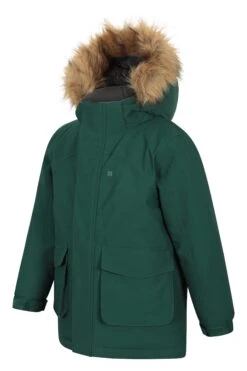 Mountain Warehouse Ranger II Waterproof Kids Parka Jacket -Kids Fashion Clothing Store 048097 grn ranger 2 kids waterproof parka jacket kid aw21 04