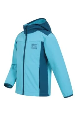 Mountain Warehouse Steve Backshall Expedition Kids Softshell -Kids Fashion Clothing Store 049217 blu steve backshall expedition kids softshell kid aw21 04