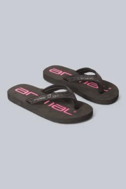 Animal Swish Kids Recycled Flip-Flops -Kids Fashion Clothing Store 049394 jbl animal swish girls logo recycled flip flop anl aw23 05