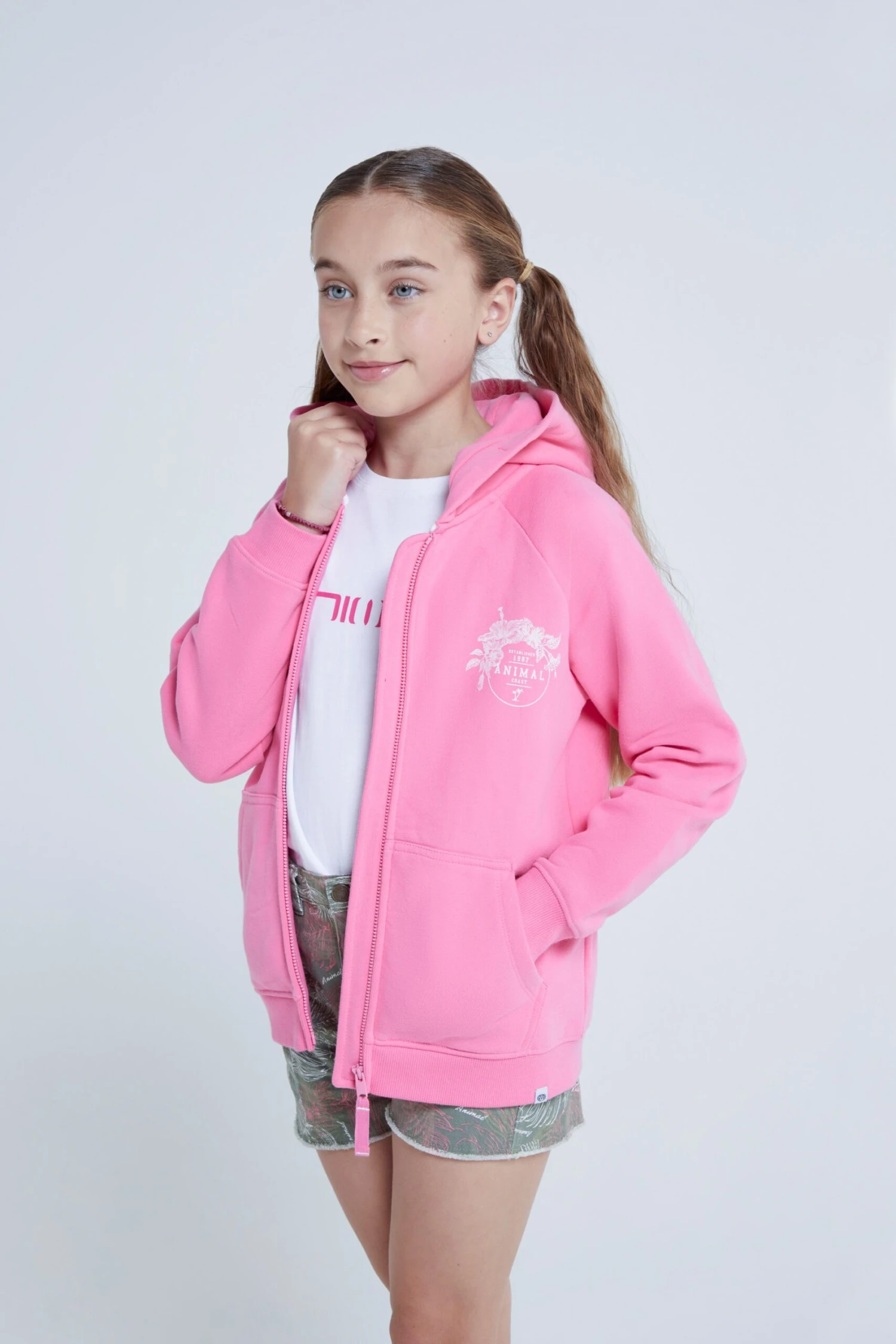 Animal Gracie Graphic Kids Organic Hoodie 4 Animal Gracie Graphic Kids Organic Hoodie - Image 2