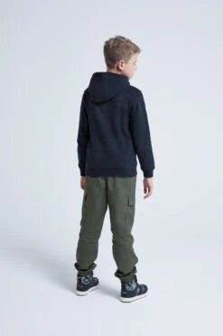 Animal Roadie Kids Organic Hoodie 14 Animal Roadie Kids Organic Hoodie -Kids Fashion Clothing Store 049537 bla animal roadie boys organic armlogo hoodie ecom gbg aw22 03