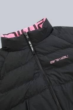 Animal Robyn Kids Reversible Jacket -Kids Fashion Clothing Store 049622 bla animal robyn kids reversible baffle jacket anl aw22 09