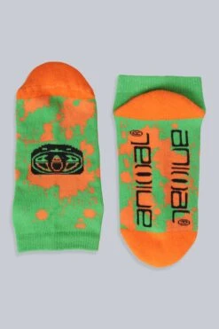 Animal Lucy Kids Socks 3-Pack 9 Animal Lucy Kids Socks 3-Pack -Kids Fashion Clothing Store 049827 mxd animal lucy kids organic 3pk trainer sock anl aw22 08