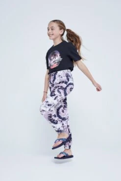 Animal Hightide Kids Printed Trousers -Kids Fashion Clothing Store 049877 pur animal hightide girls sustainable printed trousers ecom gbg aw22 04