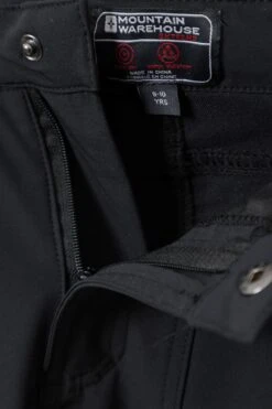 Mountain Warehouse Kids Extreme Kesugi Slim Trousers -Kids Fashion Clothing Store 050099 bla kids extreme kesugi superslim stretc trouser kid aw23 06