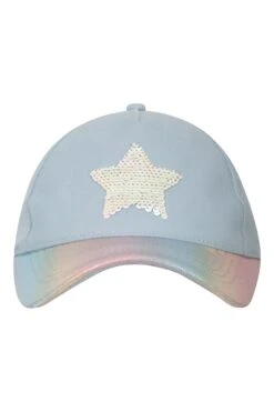 Mountain Warehouse Star Sequin Kids Baseball Cap 10 Mountain Warehouse Star Sequin Kids Baseball Cap -Kids Fashion Clothing Store 050246 blu star sequin kids baseball cap acc aw21 03