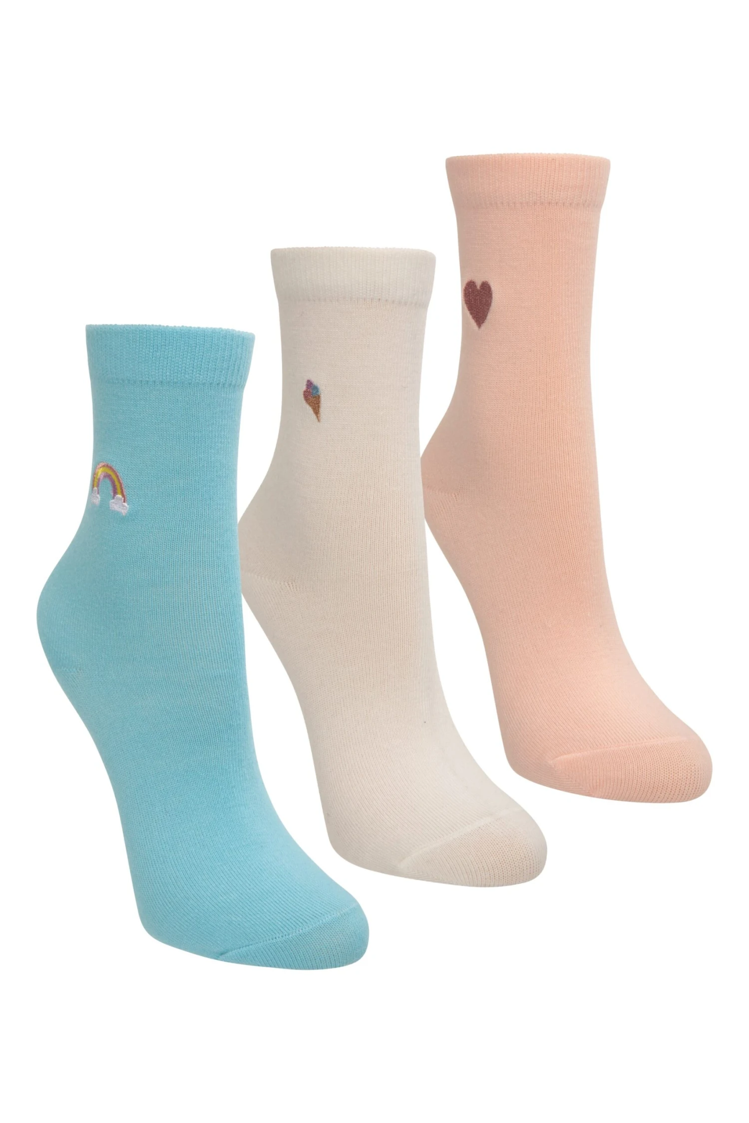 Mountain Warehouse Recycled Motif Kids Socks 3-Pack 10 Mountain Warehouse Recycled Motif Kids Socks 3-Pack - Image 8