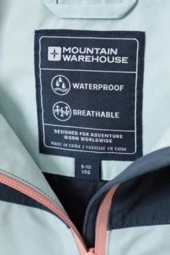 Mountain Warehouse Trail Extreme Kids 2.5 Layer Waterproof Jacket -Kids Fashion Clothing Store 050489 lte trail extreme kids colourblock waterproof jacket kid ss23 06