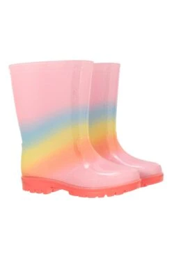 Mountain Warehouse Rainbow Glitter Kids Wellies