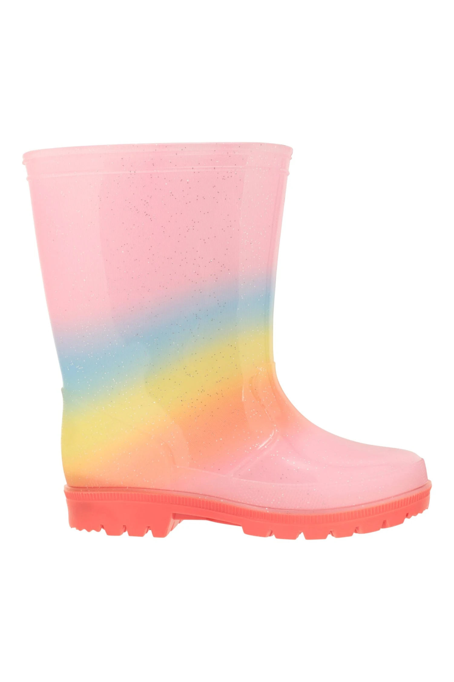 Mountain Warehouse Rainbow Glitter Kids Wellies 4 Mountain Warehouse Rainbow Glitter Kids Wellies - Image 2