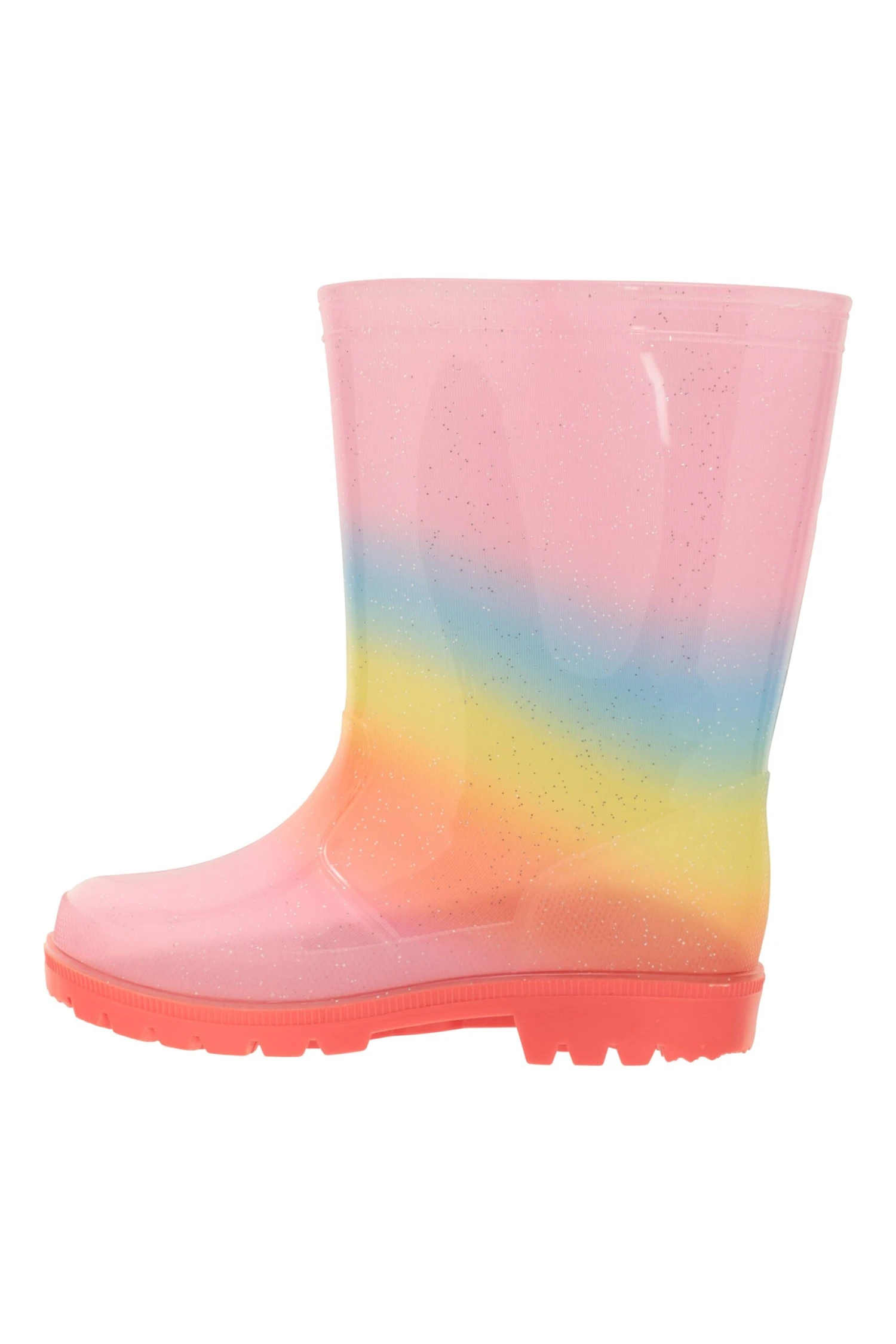 Mountain Warehouse Rainbow Glitter Kids Wellies 7 Mountain Warehouse Rainbow Glitter Kids Wellies - Image 5