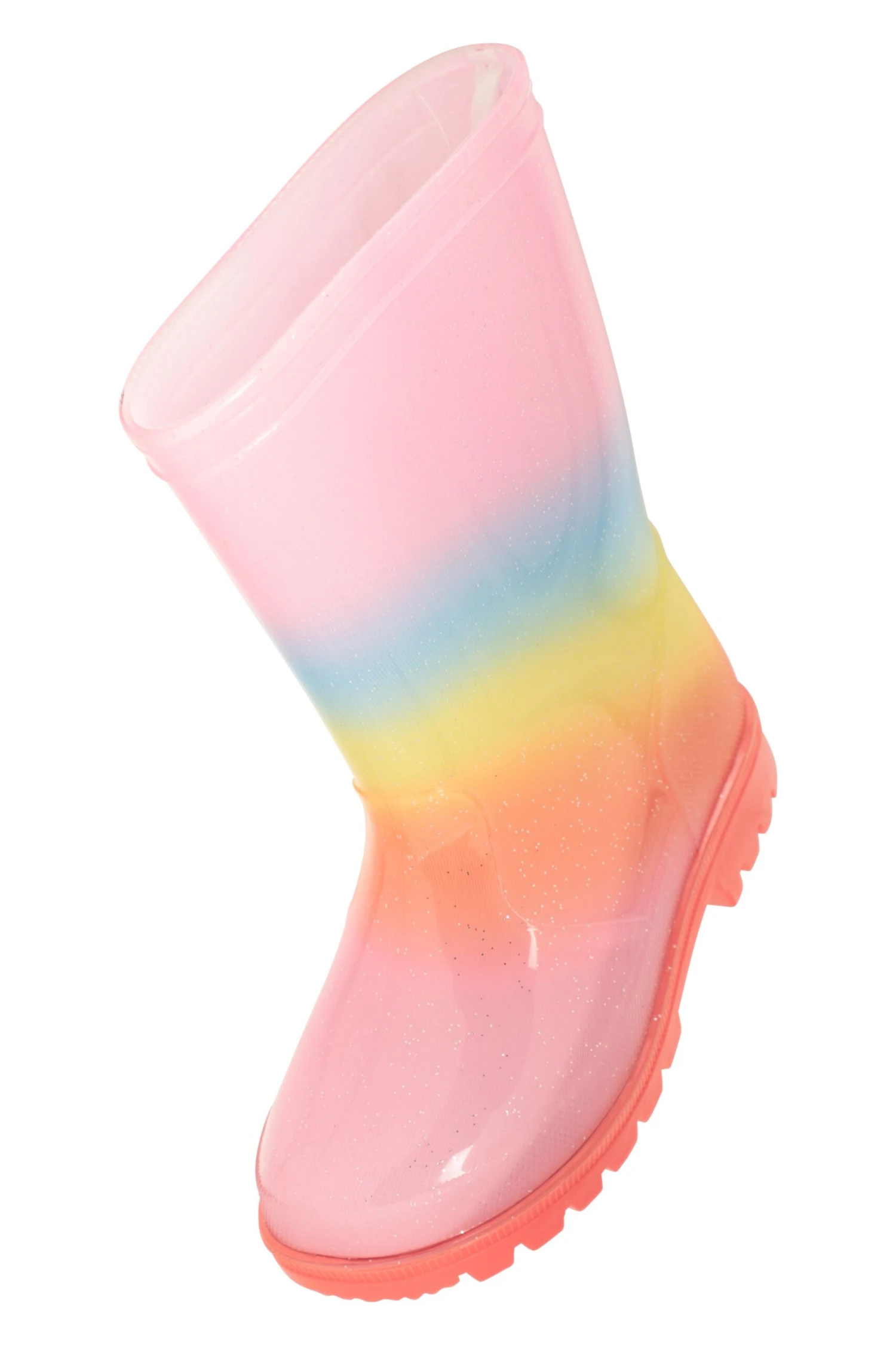 Mountain Warehouse Rainbow Glitter Kids Wellies 8 Mountain Warehouse Rainbow Glitter Kids Wellies - Image 6