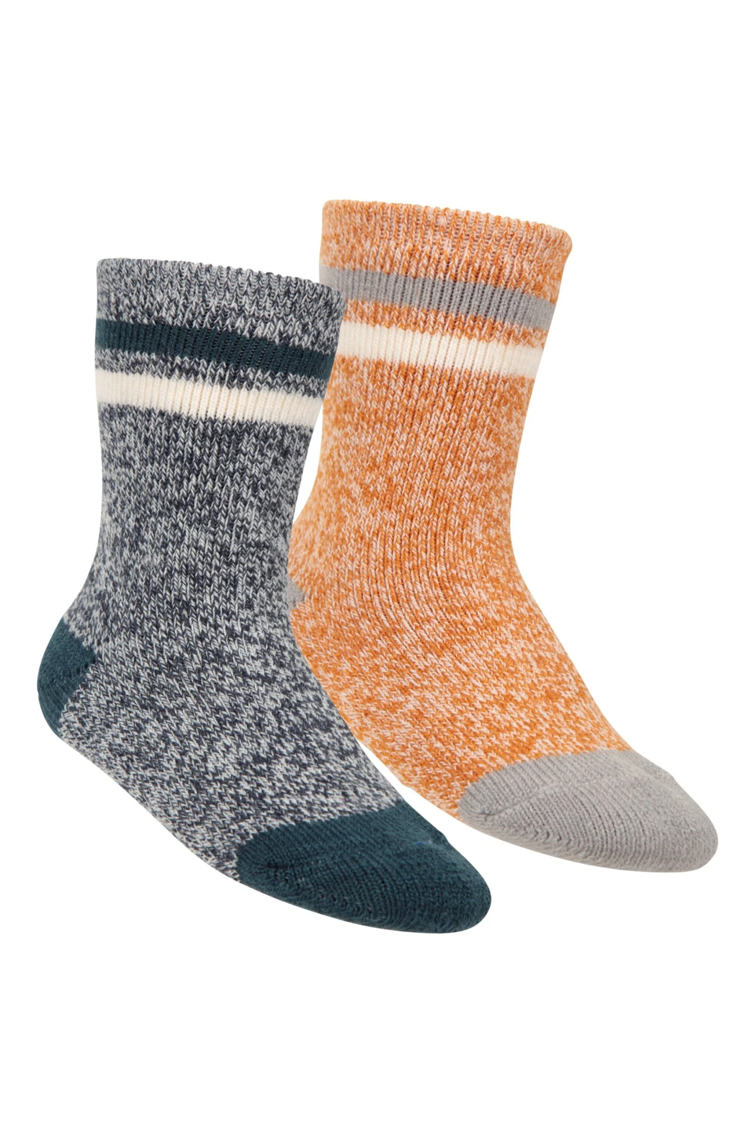 Mountain Warehouse Melange Kids Grippi Socks 2-Pack 3 Mountain Warehouse Melange Kids Grippi Socks 2-Pack