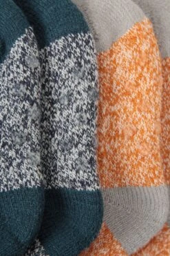 Mountain Warehouse Melange Kids Grippi Socks 2-Pack 12 Mountain Warehouse Melange Kids Grippi Socks 2-Pack -Kids Fashion Clothing Store 051288 blu melange grippy kids mid calf sock 2 pk acc aw22 05