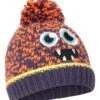 Mountain Warehouse Monster Kids Fleece-Lined Beanie -Kids Fashion Clothing Store 051583 ora monster fur lined kids pom beanie acc aw22 01