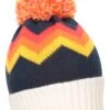Mountain Warehouse Moraine Chevron Kids Pom Beanie -Kids Fashion Clothing Store 051588 nav moraine chevron kids pom beanie acc aw22 01