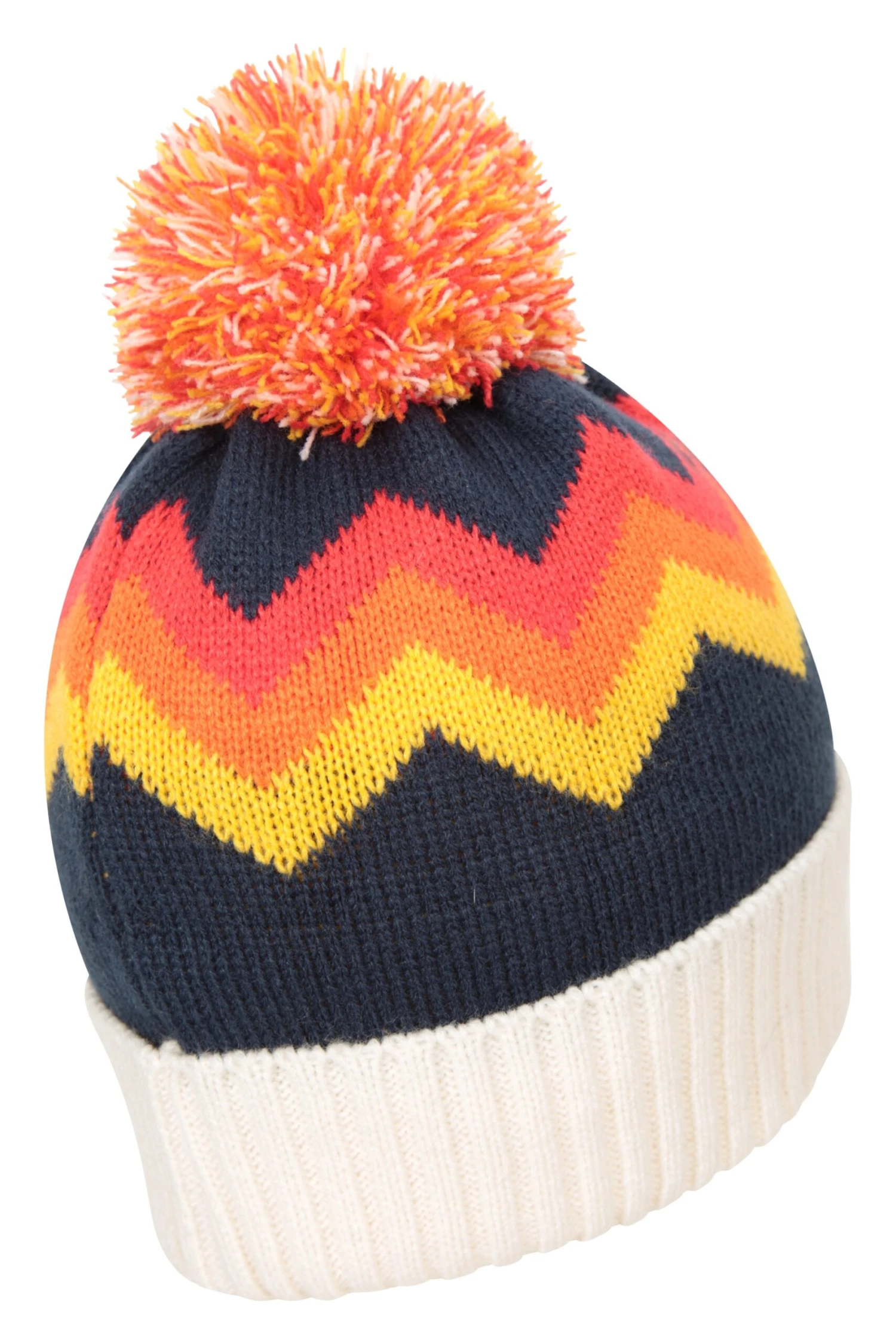 Mountain Warehouse Moraine Chevron Kids Pom Beanie - Image 2