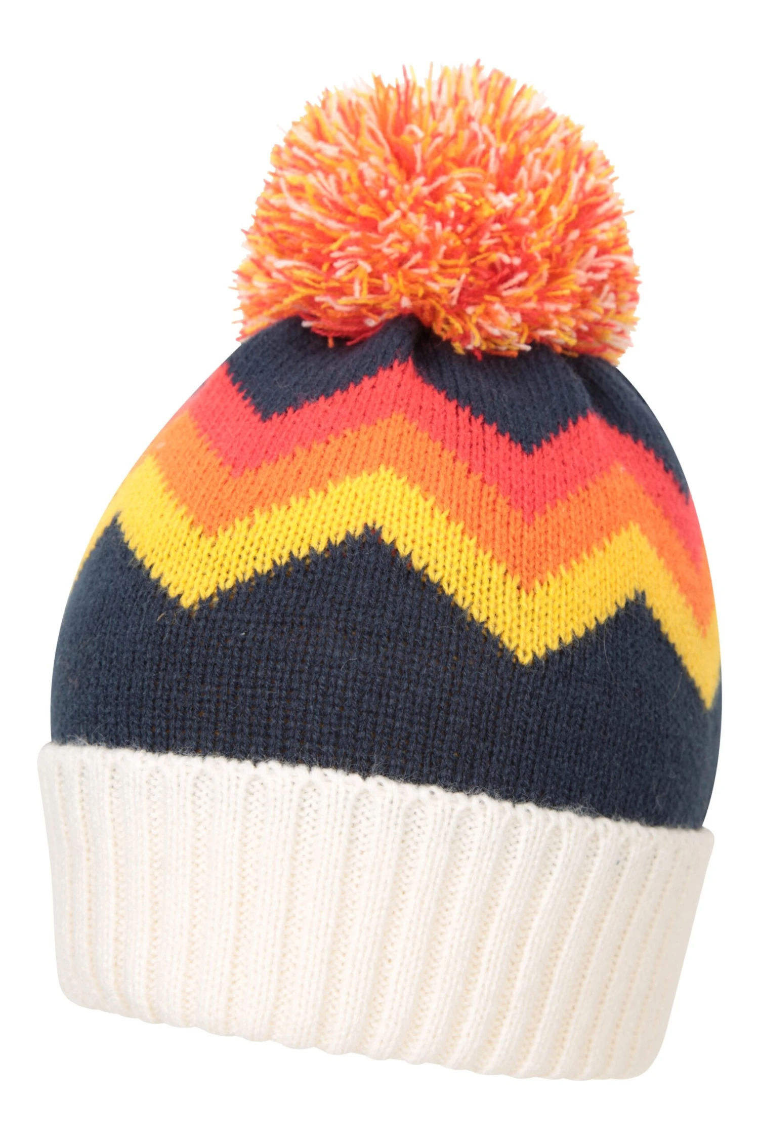 Mountain Warehouse Moraine Chevron Kids Pom Beanie - Image 4