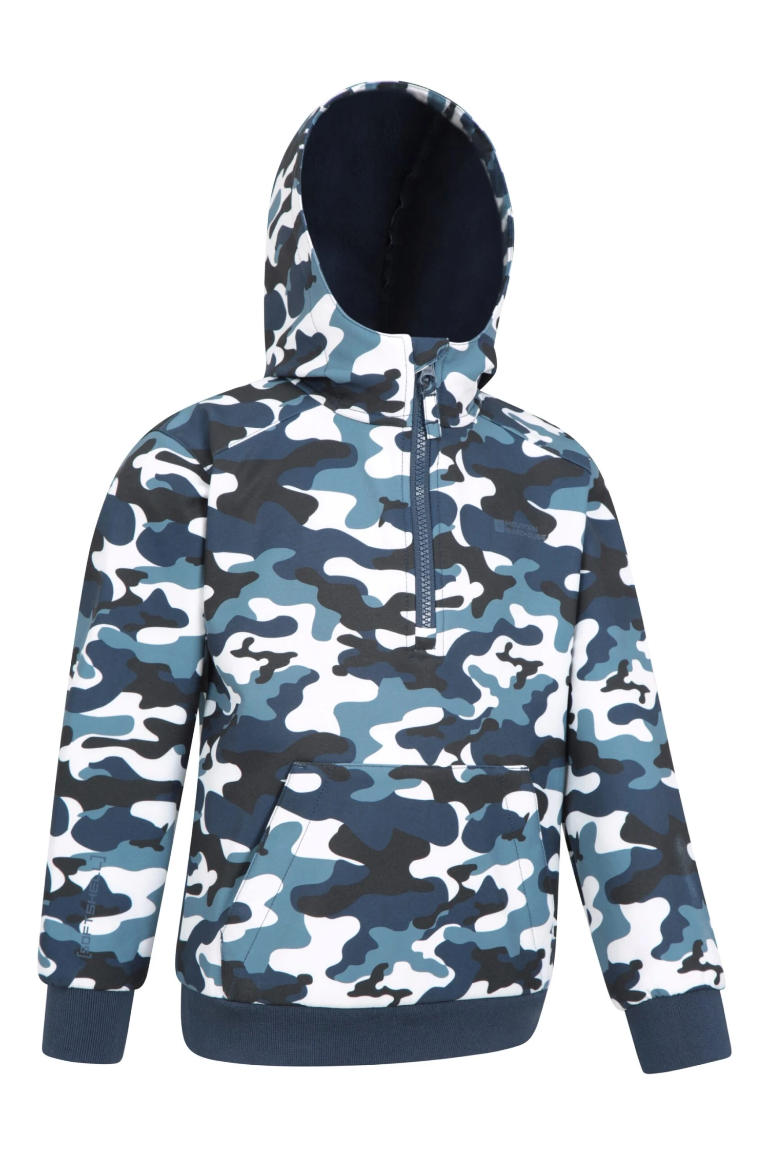 Mountain Warehouse Helix Kids Pullover Softshell Jacket - Image 2