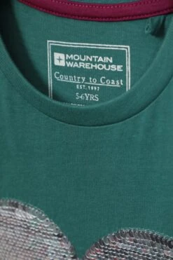 Mountain Warehouse Dreamer Kids Organic T-Shirt -Kids Fashion Clothing Store 051620 tur dreamer embroidered kids organic ss tee kid ss23 08