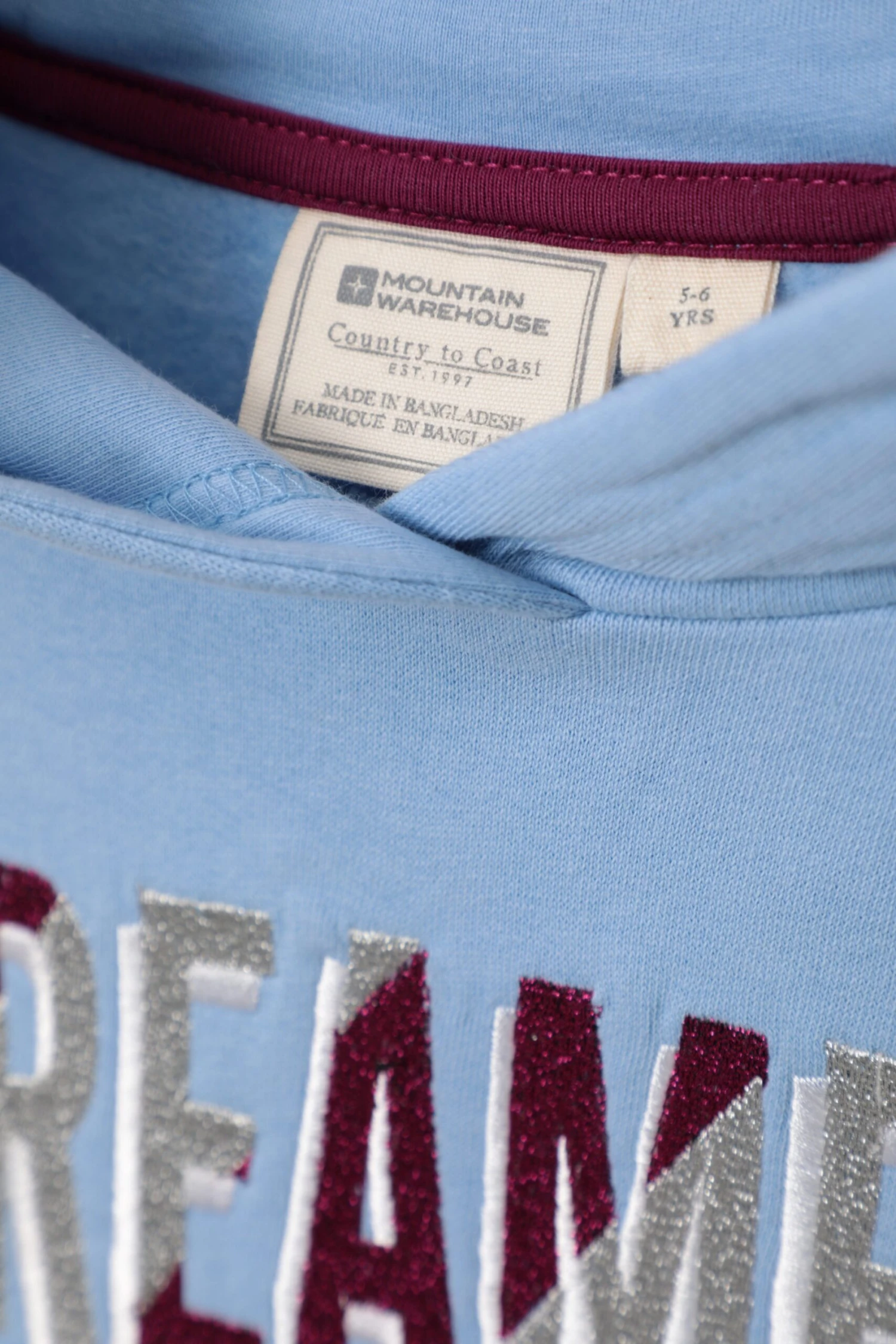 Mountain Warehouse Dreamer Embroidered Kids Organic Hoodie - Image 5