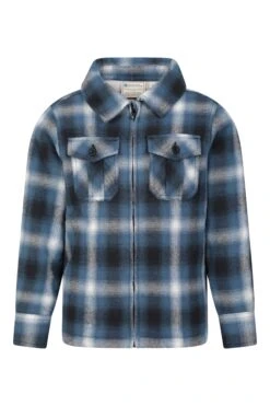 Mountain Warehouse Stream Kids Borg Lined Zip Shacket