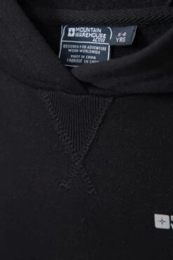 Mountain Warehouse Kids Active Club Pop Over Hoodie -Kids Fashion Clothing Store 051684 bla kids active club pop over hoodie kid aw22 05