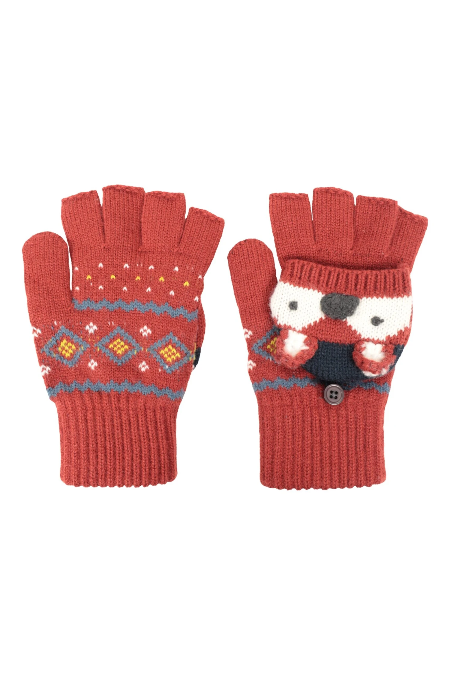 Mountain Warehouse Character Kids Fingerless Mittens 4 Mountain Warehouse Character Kids Fingerless Mittens - Image 2
