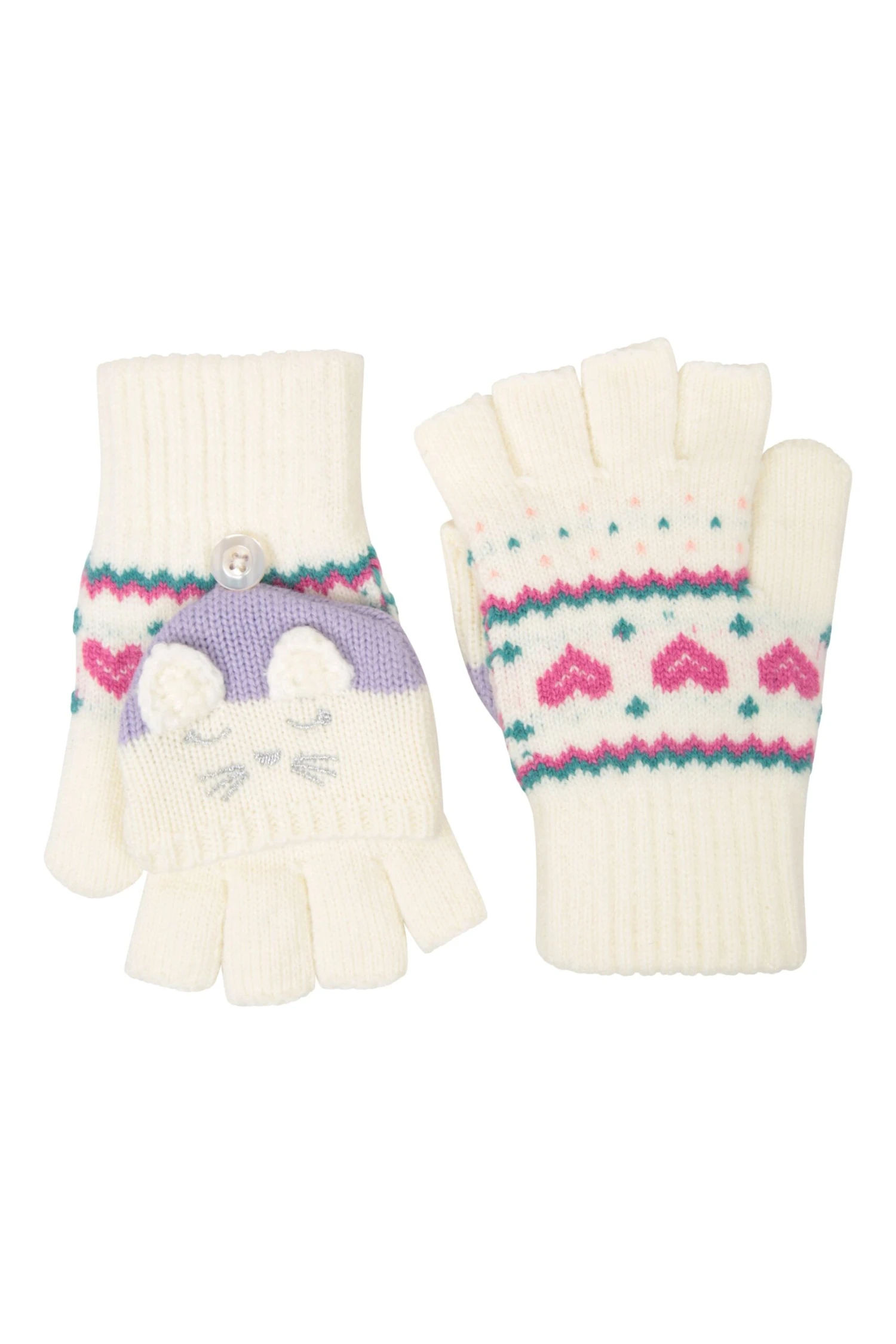 Mountain Warehouse Character Kids Fingerless Mittens 12 Mountain Warehouse Character Kids Fingerless Mittens - Image 10