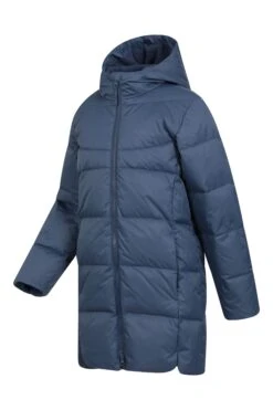 Mountain Warehouse Kids Long Line RDS Down Jacket -Kids Fashion Clothing Store 051865 nav girls long line down padded jacket kid aw22 04