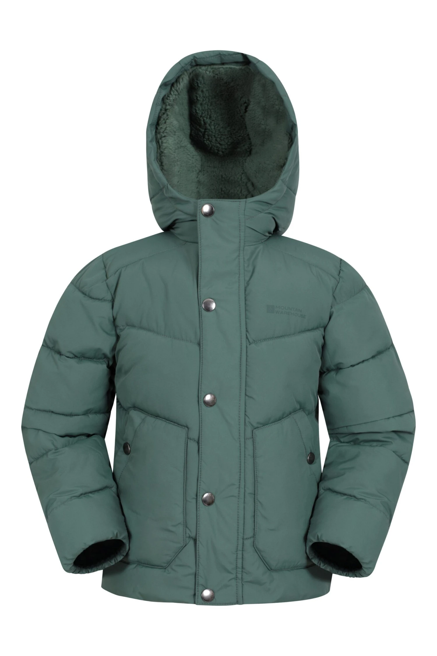 Mountain Warehouse Link Borg Lined Kids Padded Jacket