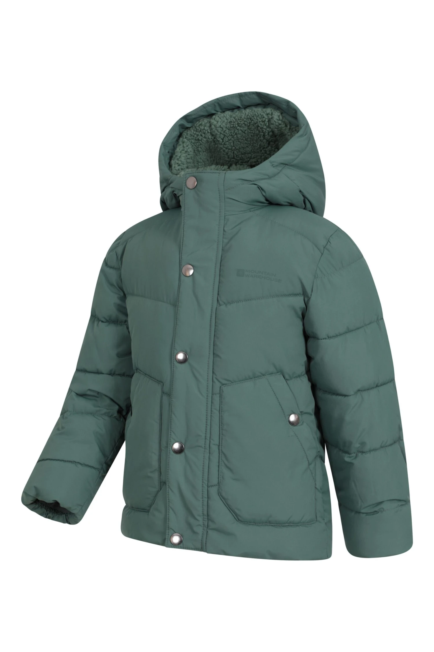 Mountain Warehouse Link Borg Lined Kids Padded Jacket - Image 4