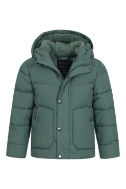 Mountain Warehouse Link Borg Lined Kids Padded Jacket -Kids Fashion Clothing Store 051872 kha link borg lined kids padded jacket kid aw22 05