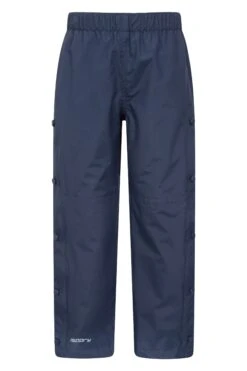 Mountain Warehouse Downpour Kids Waterproof Trousers 17 Mountain Warehouse Downpour Kids Waterproof Trousers -Kids Fashion Clothing Store 051891 nav downpour kids waterproof overtrousers kid ss22 01