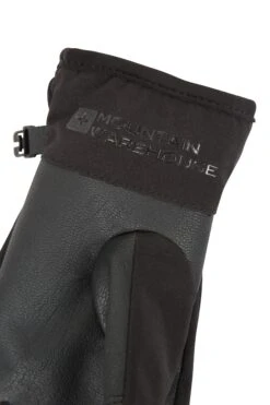 Mountain Warehouse Hurricane Extreme Kids Windproof Gloves -Kids Fashion Clothing Store 052099 bla hurricane extreme kids windproof glove acc aw22 06