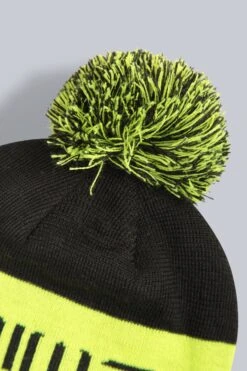 Animal Harley Kids Recycled Beanie -Kids Fashion Clothing Store 052288 grn animal harley kids recycled neon logo beanie anl aw22 08