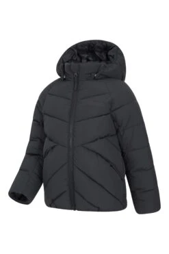 Mountain Warehouse Chill Kids Padded Jacket -Kids Fashion Clothing Store 052339 bla chill kids padded jacket kid ss22 04