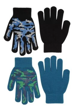 Mountain Warehouse Magic Grippi Kids Glove 2-Pack -Kids Fashion Clothing Store 052974 pet magic grippi kids glove 2pk acc aw22 01