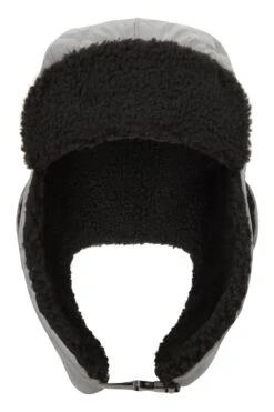 Mountain Warehouse Reflective Kids Water-Resistant Trapper Hat 21 Mountain Warehouse Reflective Kids Water-Resistant Trapper Hat -Kids Fashion Clothing Store 052992 gre 360 reflective water resistant kids trapper acc aw22 07