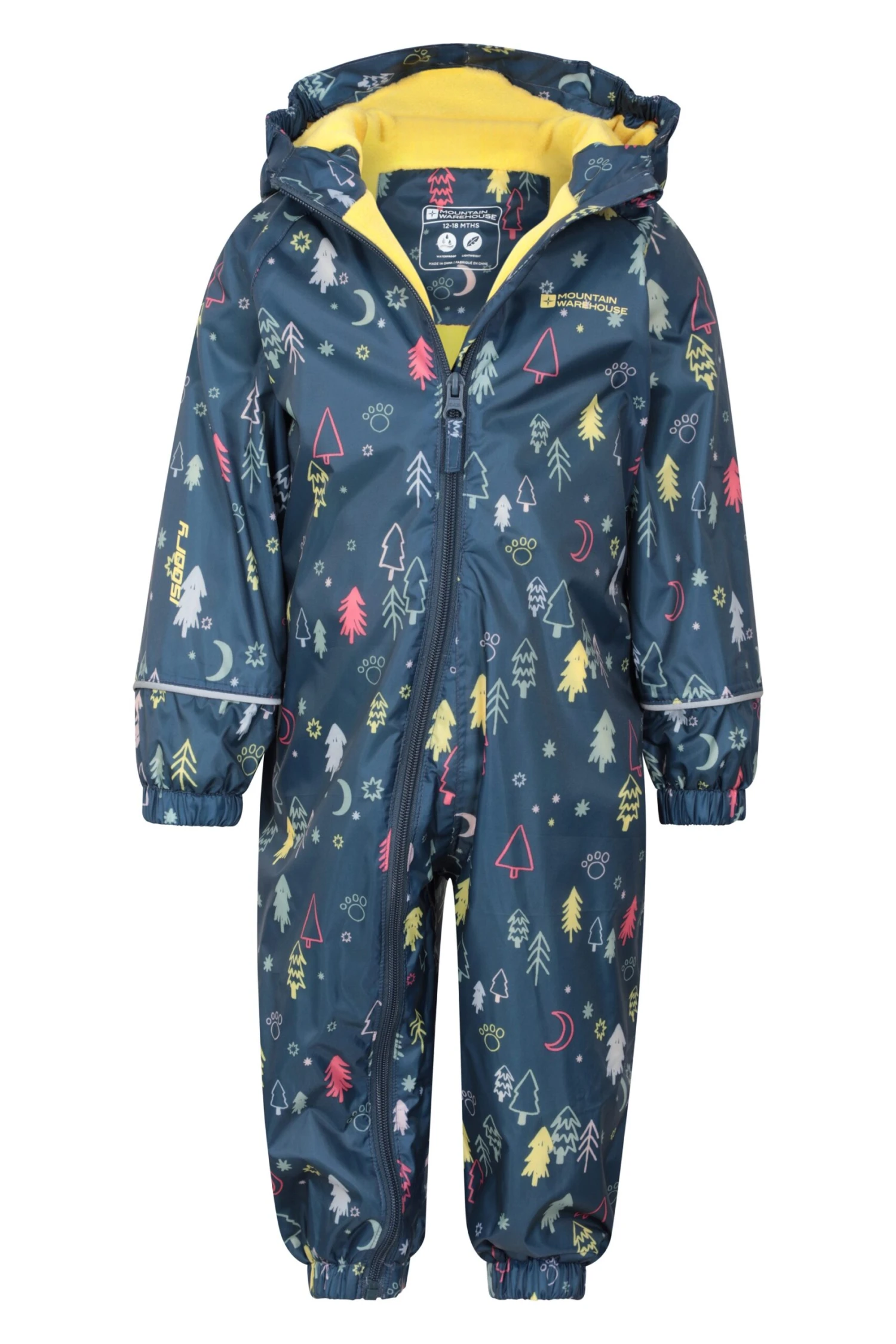 Mountain Warehouse Spright Printed Junior Waterproof Rain Suit - Image 5