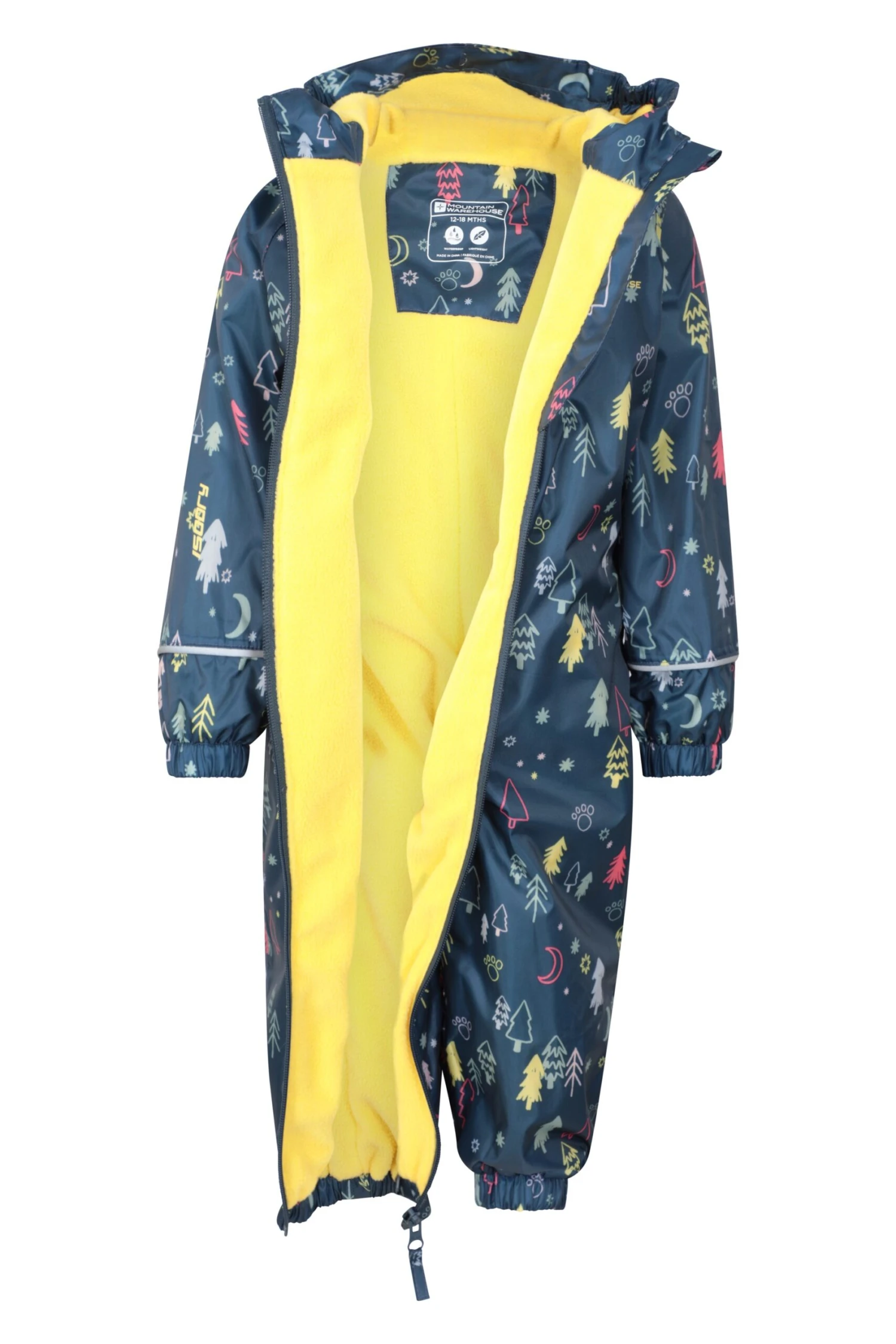Mountain Warehouse Spright Printed Junior Waterproof Rain Suit - Image 7