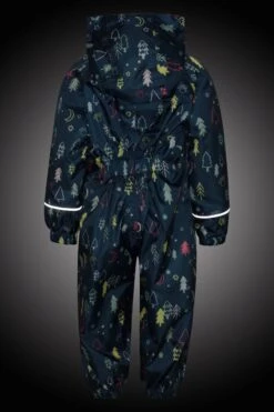 Mountain Warehouse Spright Printed Junior Waterproof Rain Suit -Kids Fashion Clothing Store 053000 mid spright fleece lined printed waterproof rainsuit kid aw22 10