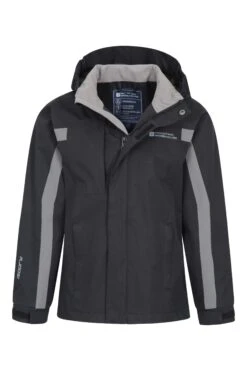 Mountain Warehouse Samson II Kids Waterproof Jacket -Kids Fashion Clothing Store 053024 bla samson 2 kids waterproof jacket kid ss22 05