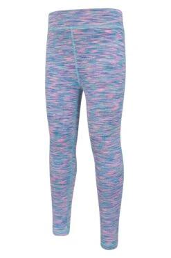Mountain Warehouse Kayleigh II Space Dye Kids Leggings -Kids Fashion Clothing Store 053196 blu kayleigh 2 girls space dye leggings kid ss23 04