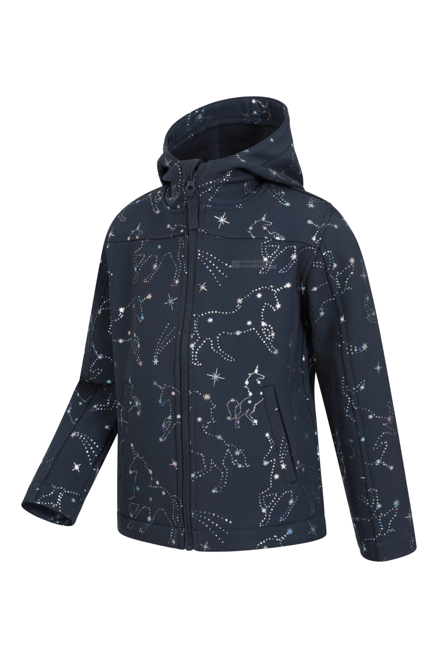 Mountain Warehouse Exodus II Kids Printed Water-resistant Softshell - Image 4