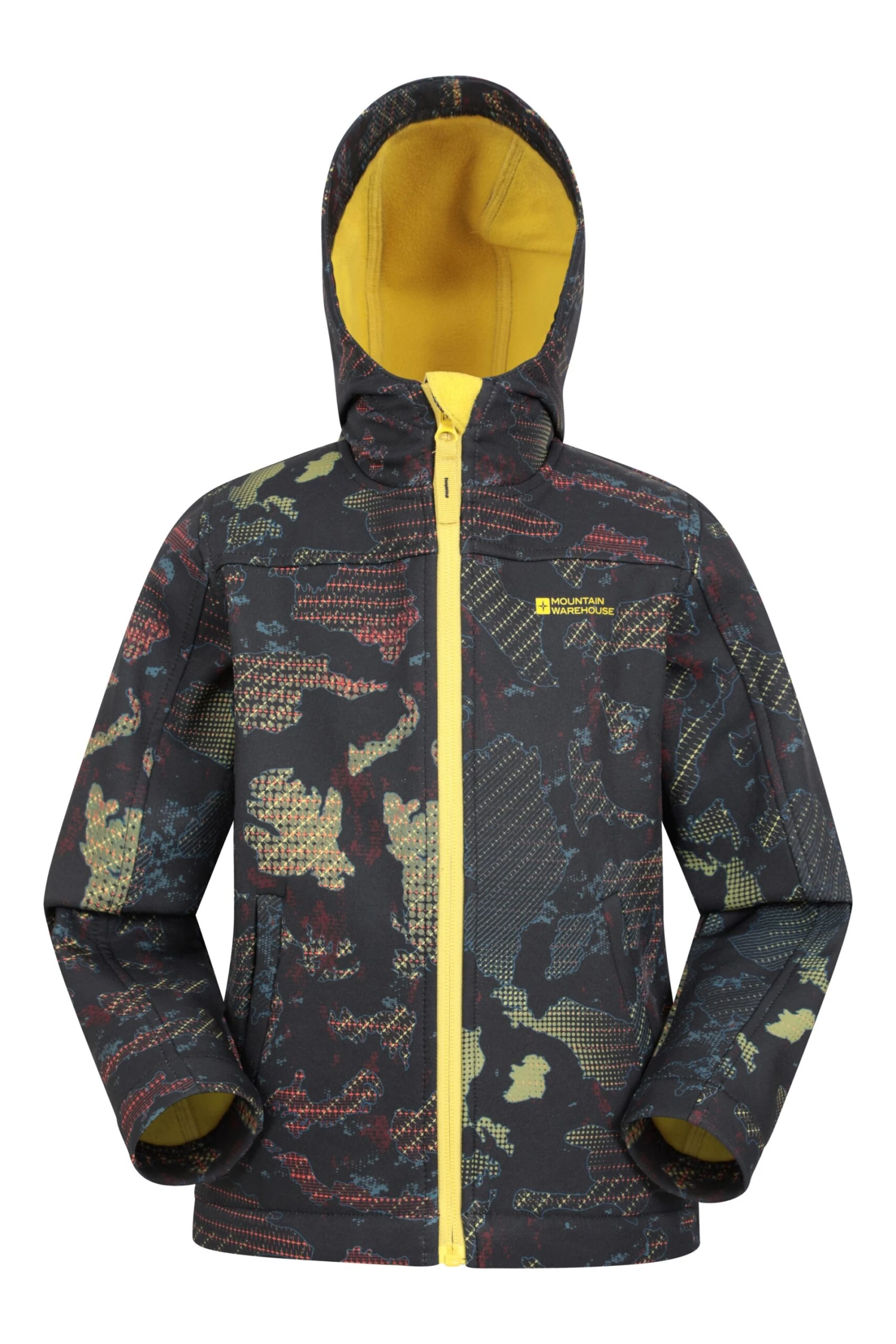 Mountain Warehouse Exodus II Kids Printed Water-resistant Softshell - Image 8