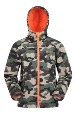 Mountain Warehouse Exodus II Kids Printed Water-resistant Softshell -Kids Fashion Clothing Store 053211 dbe exodus 2 kids printed water resistant softshell kid aw22 01