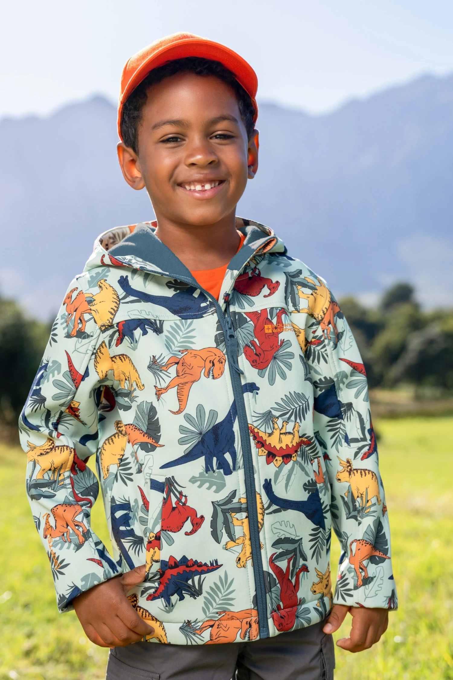Mountain Warehouse Exodus II Kids Printed Water-resistant Softshell - Image 12